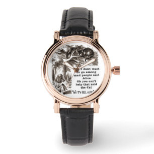 Alice in Wonderland; Cheshire Cat with Alice Watch