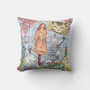 Alice in Wonderland Classic Cheshire Rabbit Alice Cushion
