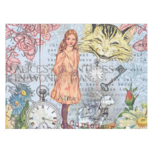 Alice in Wonderland Classic Cheshire Rabbit Alice Tablecloth