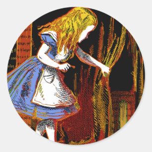 Alice in Wonderland Classic Round Sticker
