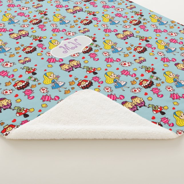 Alice in Wonderland Comforter -  ADD Monogram Sherpa Blanket (3/4)