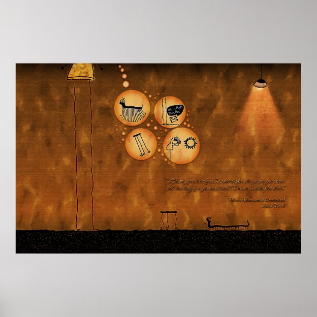 Alice in Wonderland - Curiouser and Curiouser Poster (Front)