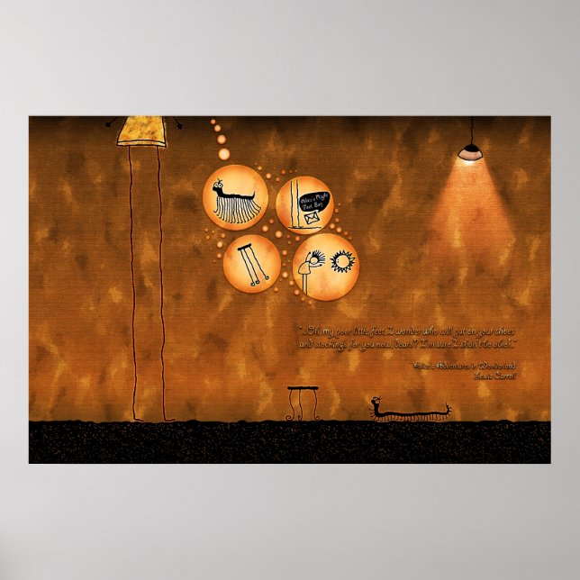 Alice in Wonderland - Curiouser and Curiouser Poster (Front)