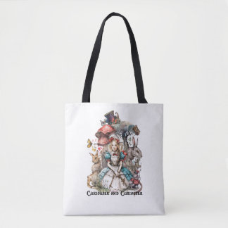 Alice in Wonderland Curiouser & CuriouserTote Bag 