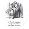 Alice In Wonderland Curiouser Round Sticker Set