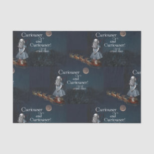 Alice in Wonderland Curiouser Santa Tissue Paper