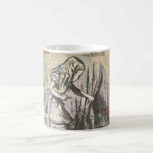 Alice in Wonderland Curtain Classic Art Coffee Mug