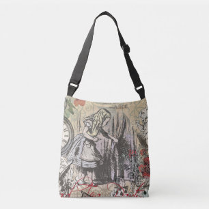 Alice in Wonderland Curtain Nonsense Crossbody Bag