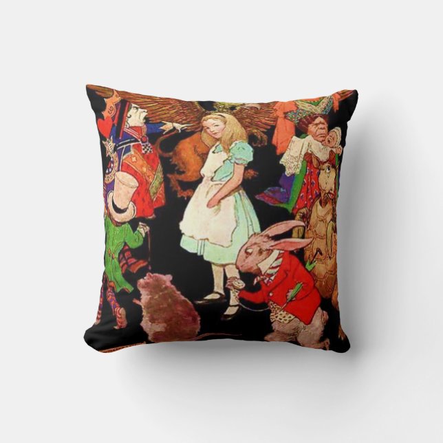 Alice in Wonderland Cushion (Front)