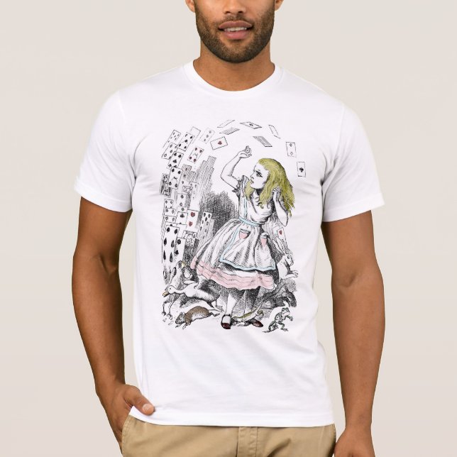 Alice in Wonderland Deck of Cards T-Shirt (Front)