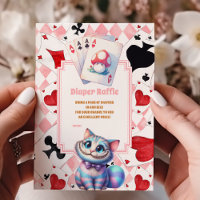 Alice in Wonderland diaper raffle