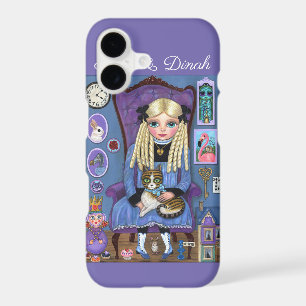 Alice in Wonderland & Dinah Cat Cute Fairy Tale