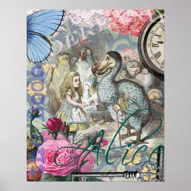 Alice in Wonderland Dodo Classic Artwork Poster (Front)