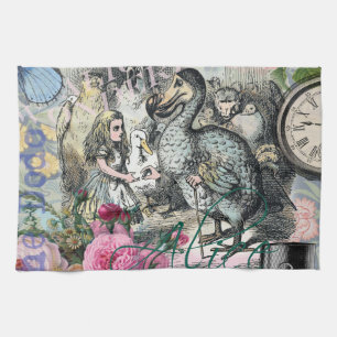 Alice in Wonderland Dodo Classic Artwork Tea Towel