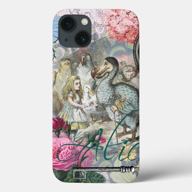 Alice in Wonderland Dodo Classic Tenniel Art Case-Mate iPhone Case (Back)