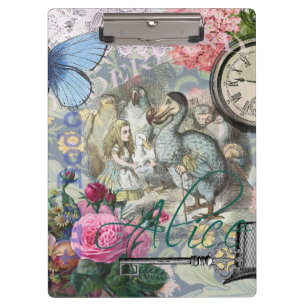 Alice in Wonderland Dodo Classic Tenniel Art Clipboard
