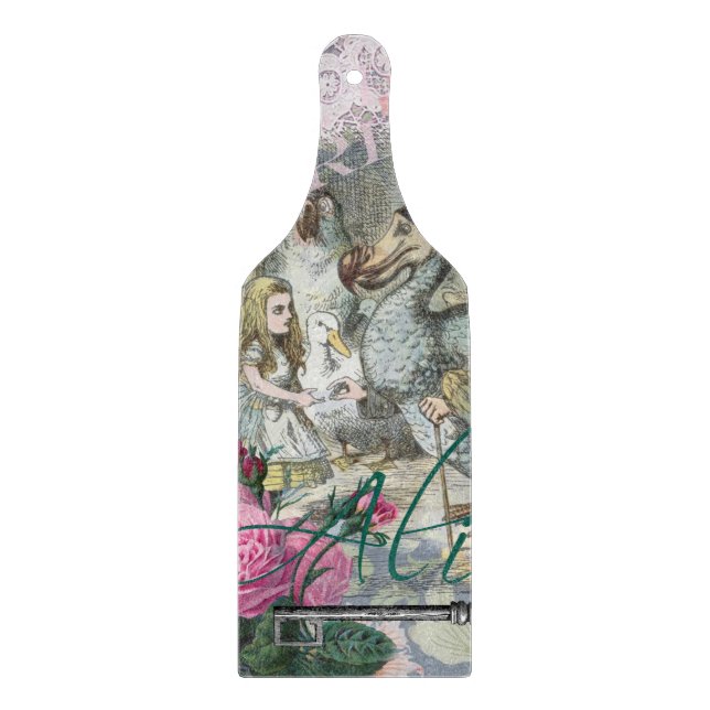 Alice in Wonderland Dodo Classic Tenniel Art Cutting Board (Front)