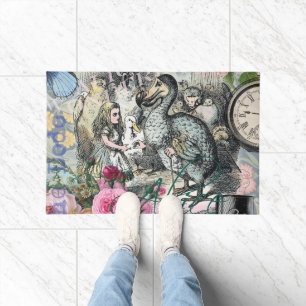Alice in Wonderland Dodo Classic Tenniel Art Doormat