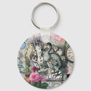 Alice in Wonderland Dodo Classic Tenniel Art Key Ring
