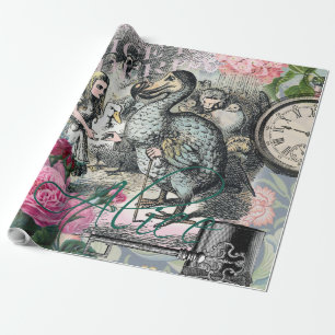 Alice in Wonderland Dodo Classic Tenniel Art Wrapping Paper