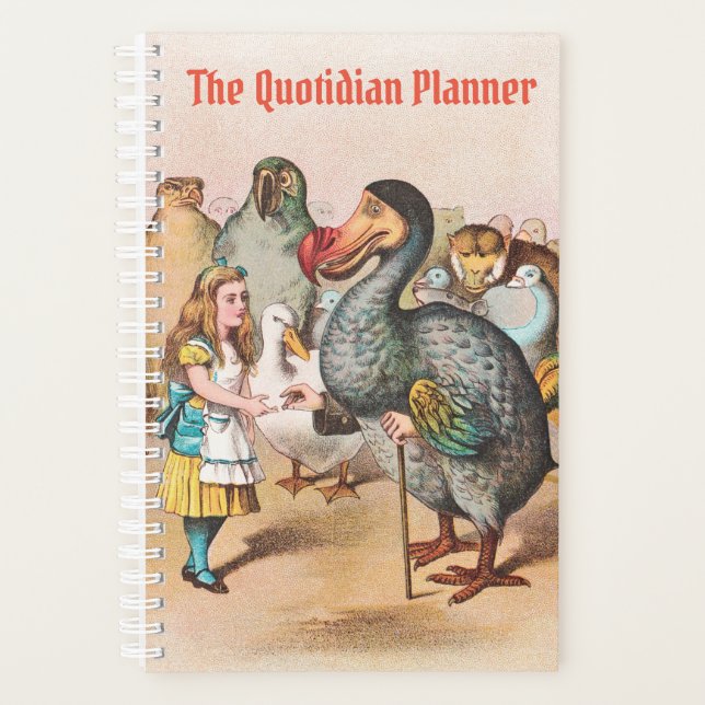 Alice in Wonderland Dodo Planner (Front)