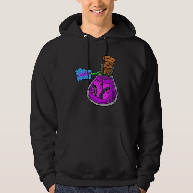 Alice in Wonderland Drink Me Bottle Hoodie (Front)