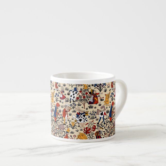 Alice in Wonderland Espresso Cup (Front Right)