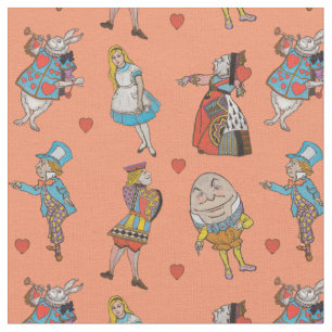 Alice in Wonderland Fabric