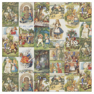 Alice in Wonderland Fabric