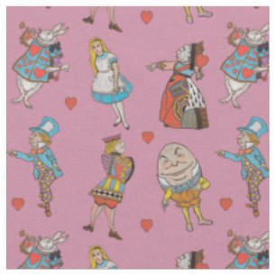 Alice in Wonderland Fabric
