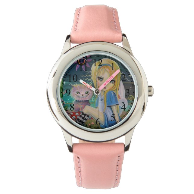 Alice in Wonderland Fairytale Cute Girly Watch (Front)