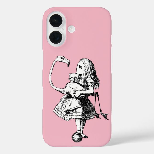 Alice in Wonderland Flamingo Case-Mate iPhone Case (Back)