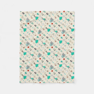 Alice in wonderland fleece blanket