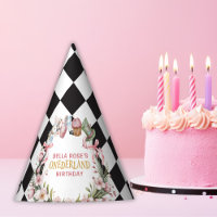 Alice in Wonderland Flower Frame 1st birthday
