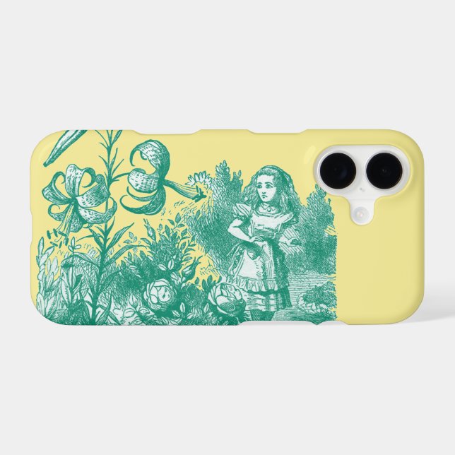 Alice in Wonderland & Flowers (Back (Horizontal))