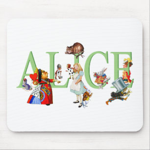 ALICE IN WONDERLAND & FRIENDS MOUSE PAD
