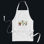 ALICE IN WONDERLAND & FRIENDS STANDARD APRON<br><div class="desc">ALICE IN WONDERLAND AND HER FRIENDS ALL ON DISPLAY.  THE QUEEN OF HEARTS,  THE DUCHESS,  THE MAD HATTER,  THE CHESHIRE CAT,  THE CATERPILLAR. SUCH FUN!</div>