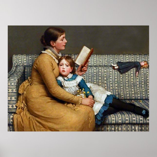 Alice In Wonderland~George Dunlop Leslie 1835-1921 Poster (Front)