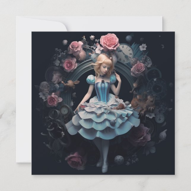 Alice in Wonderland Gift Card (Front)
