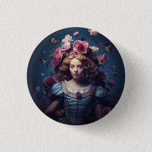 Alice In Wonderland Gift Card 3 Cm Round Badge
