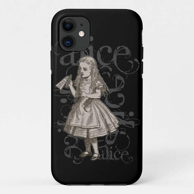 Alice In Wonderland Grunge Case-Mate iPhone Case (Back)