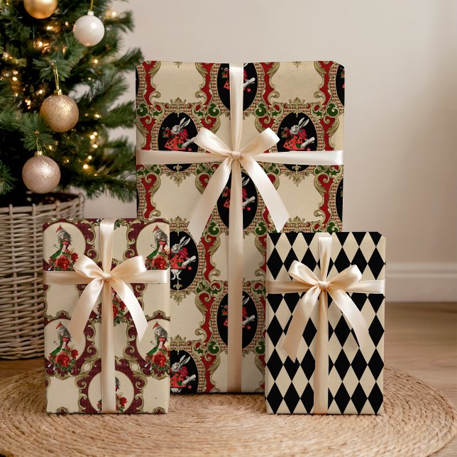 Alice In Wonderland Holiday Wrapping Paper Sheets (Creator Uploaded)