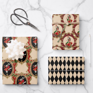 Alice In Wonderland Holiday Wrapping Paper Sheets