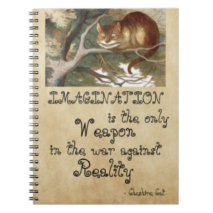 Alice in Wonderland - IMAGINATION CAT 1865 Notebook