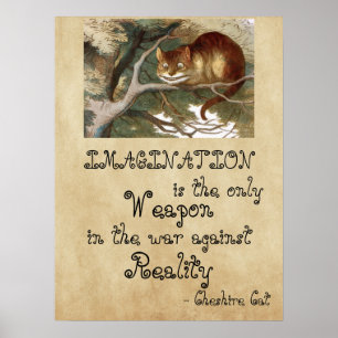 Alice in Wonderland - IMAGINATION CAT 1865 Poster