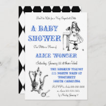Alice in Wonderland Invitation