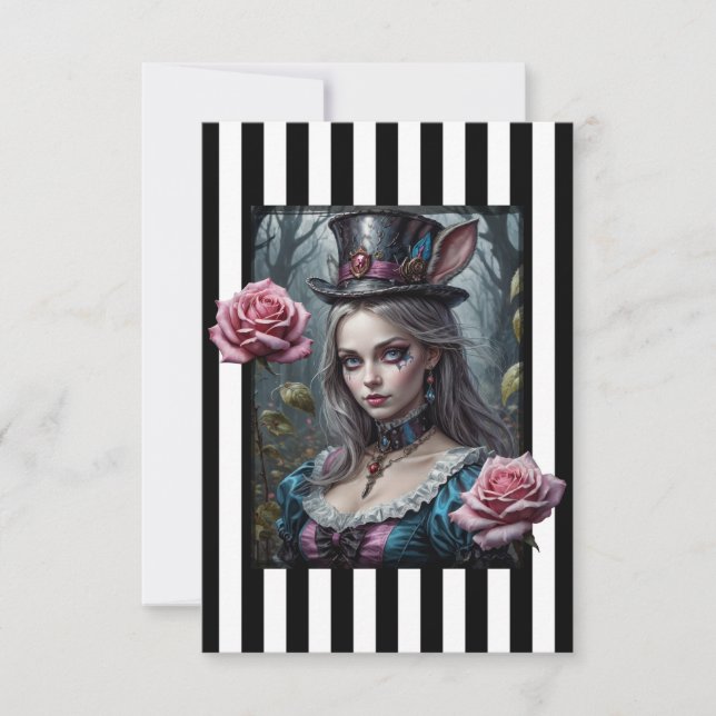 Alice in Wonderland Invitation (Front)