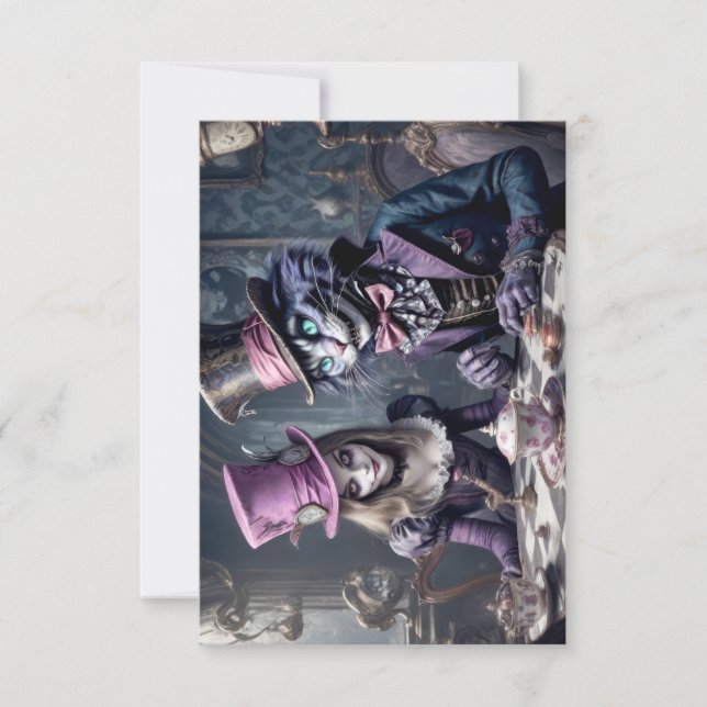 Alice in Wonderland Invitation (Front)