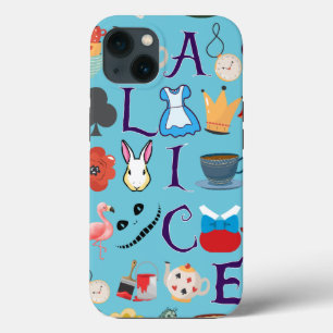 Alice in Wonderland iPhone 13 case design