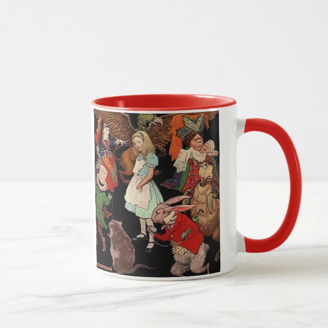 Alice in Wonderland , Jessie Willcox Smith Mug (Right)